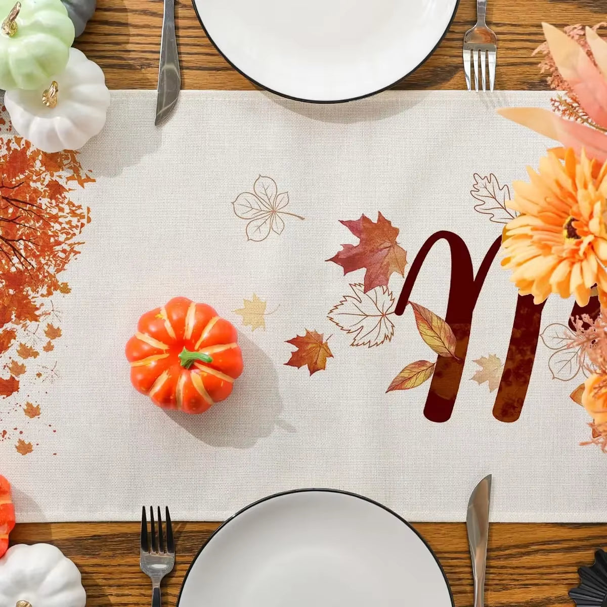 Gnome on the Run: A Thanksgiving Truckload of Leaves for Your Table's Holiday Shenanigans!
