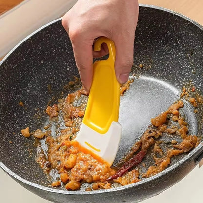 The "Pan Whisperer": Your Kitchen's Soft-Hearted Scraper for Tackling Grime and Gunk!