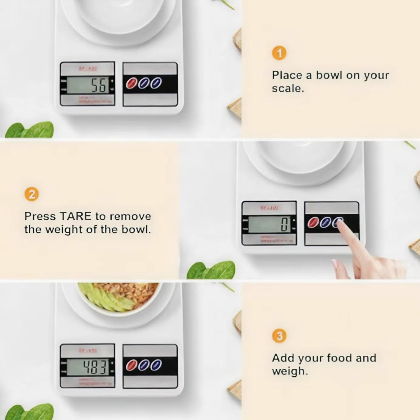 The "I Swear I Only Weigh My Snacks" Digital Kitchen Scale - 22Lb/10Kg of Pure Snack-tion!