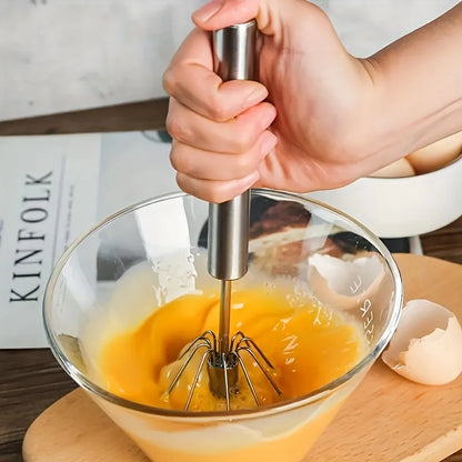 Whisk It Real Good: The Stainless Steel Egginator 3000 - Your Kitchen's Secret Weapon for Eggcellent Mixing Mayhem!