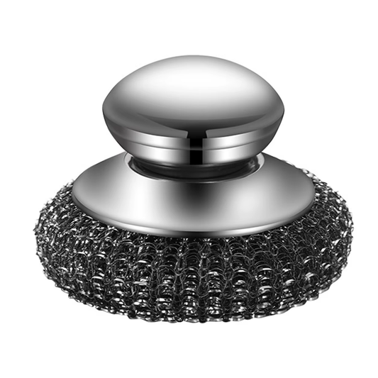 1PC Scrub-a-Dub-Dub: The Mighty Metal Wool Wonder for Your Grimy Pots and Pans!