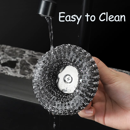 1PC Scrub-a-Dub-Dub: The Mighty Metal Wool Wonder for Your Grimy Pots and Pans!