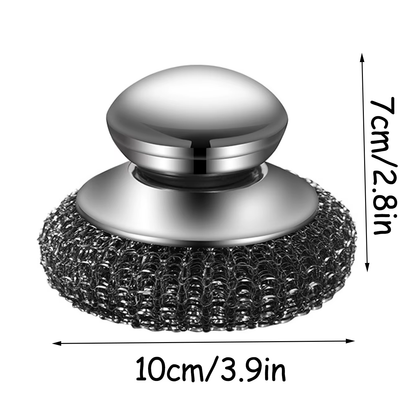 1PC Scrub-a-Dub-Dub: The Mighty Metal Wool Wonder for Your Grimy Pots and Pans!
