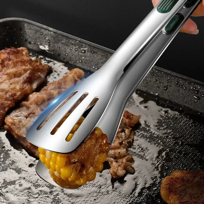 1 Superhero Stainless Steel Food Grabbers: The Ultimate Meat, Salad, and Bread Snatchers for Your BBQ Battles!