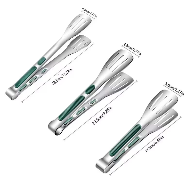 1 Superhero Stainless Steel Food Grabbers: The Ultimate Meat, Salad, and Bread Snatchers for Your BBQ Battles!