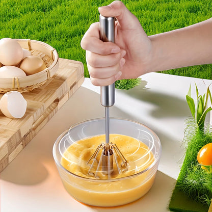 Whisk It Real Good: The Stainless Steel Egginator 3000 - Your Kitchen's Secret Weapon for Eggcellent Mixing Mayhem!