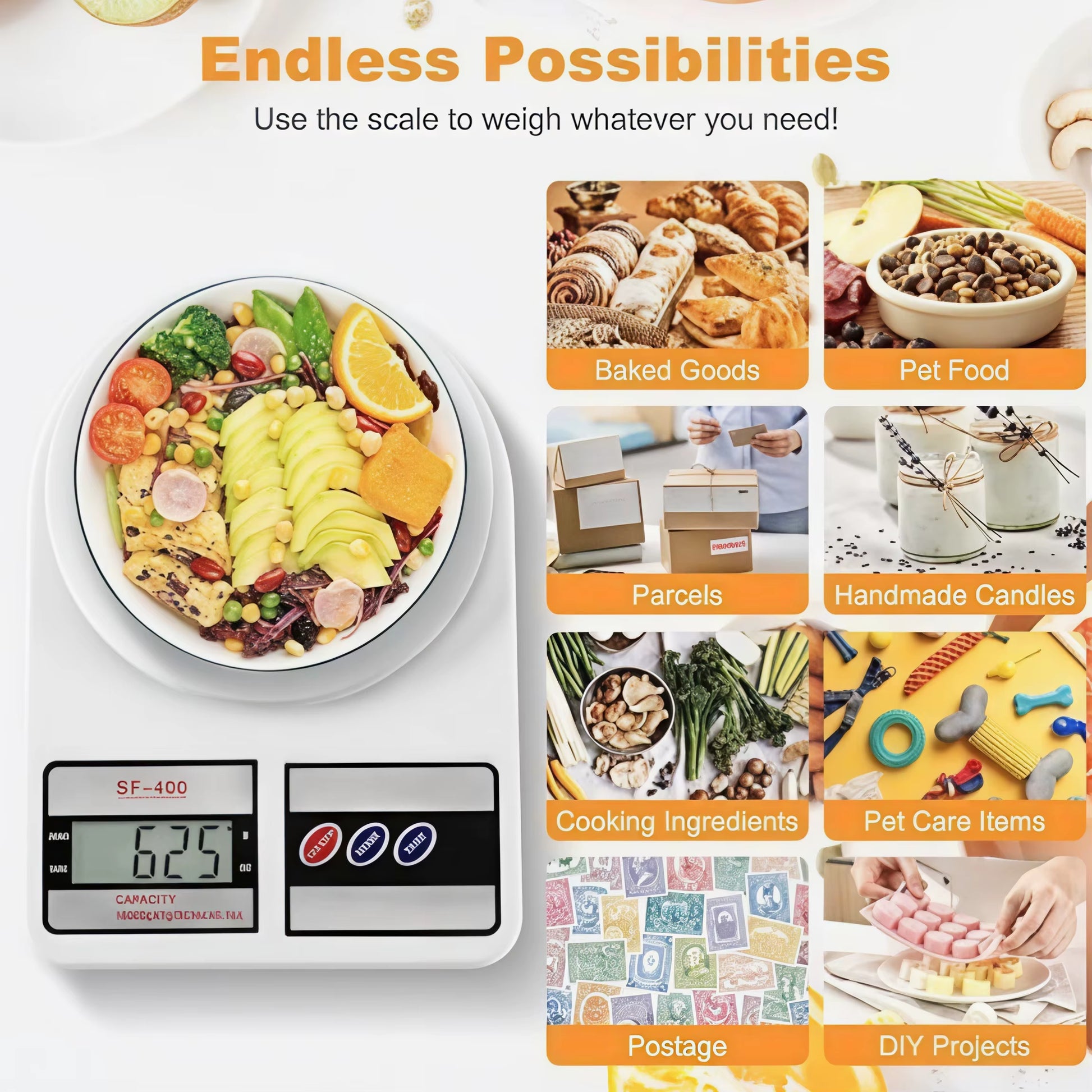 The "I Swear I Only Weigh My Snacks" Digital Kitchen Scale - 22Lb/10Kg of Pure Snack-tion!