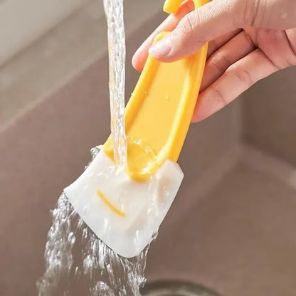 The "Pan Whisperer": Your Kitchen's Soft-Hearted Scraper for Tackling Grime and Gunk!