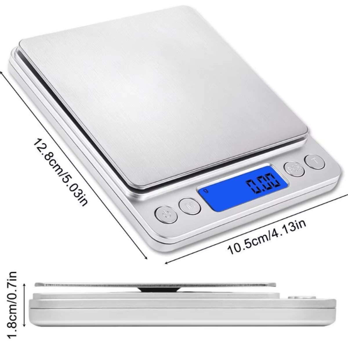 The "I Can Weigh My Snacks and Bling Bling" 3000G Mini Scale: Because Your Goldfish Deserves Accurate Measurements Too!