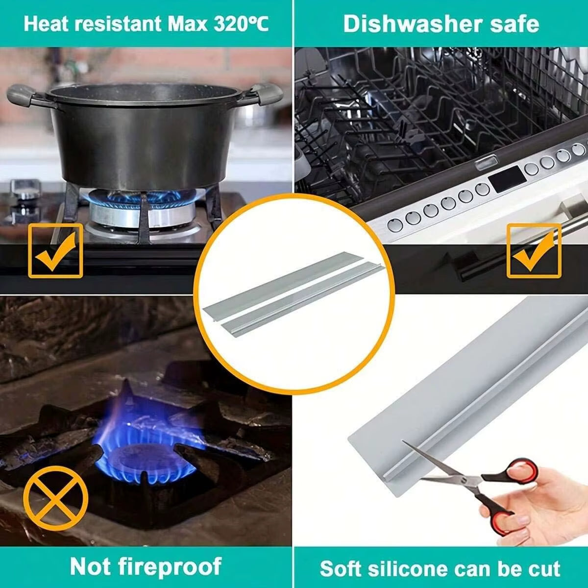The Great Kitchen Gap Ninja: Your Stove's Secret Anti-Oil and Anti-Stain Sidekick!