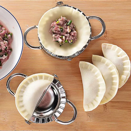 Dumpling Dynamo: The Ultimate Steel Press for Wrapping Your Way to Pastry Paradise!