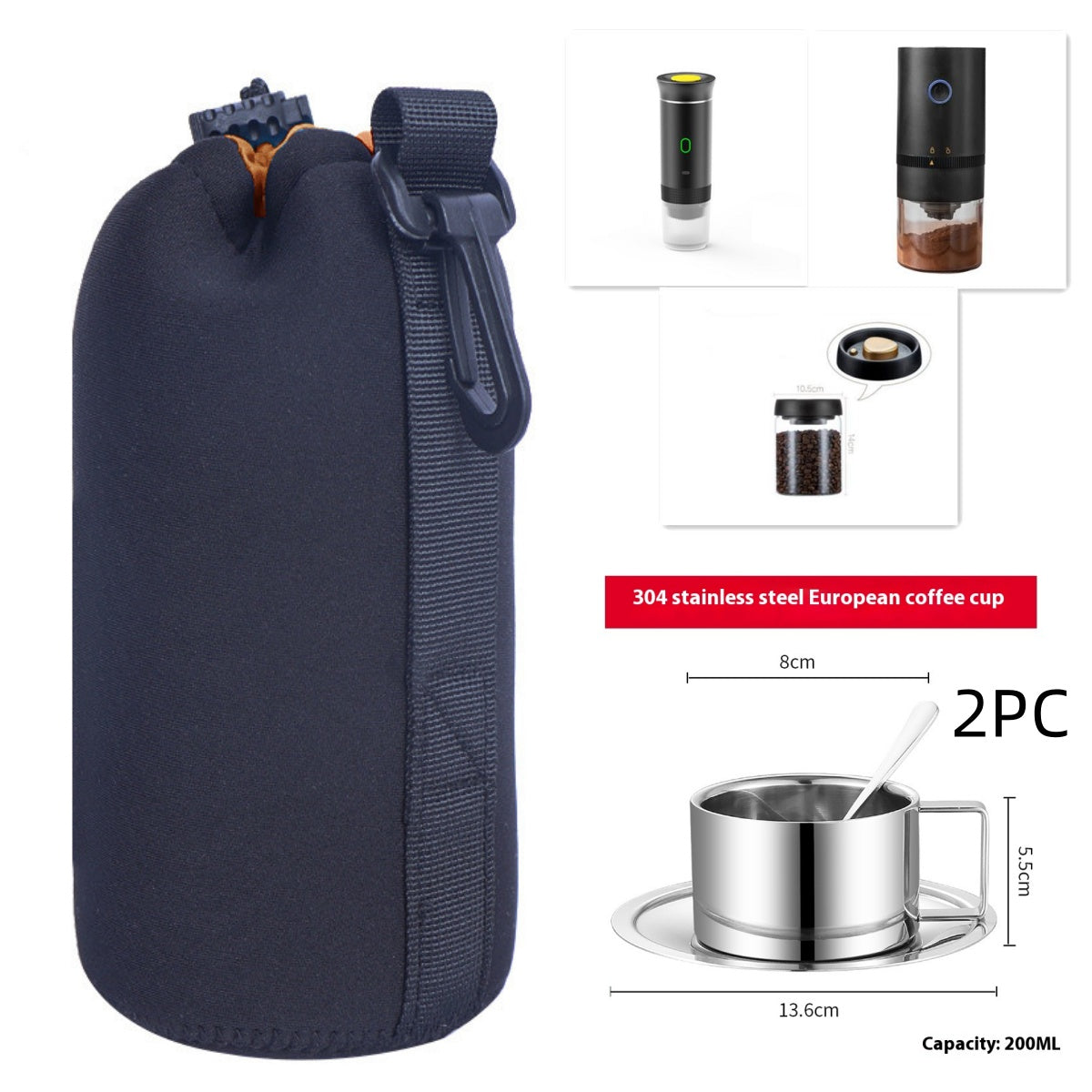 Caffeine Crusader: The 3-in-1 Espresso Wizard That Turns Your Travel Mug into a Coffee Castle!