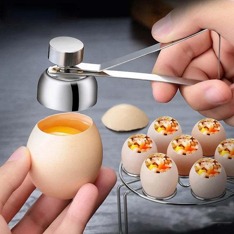 Eggs-traordinary Stainless Steel Egg Snipper: The Ultimate Shell Shocked Scissors for Your Breakfast Battles!