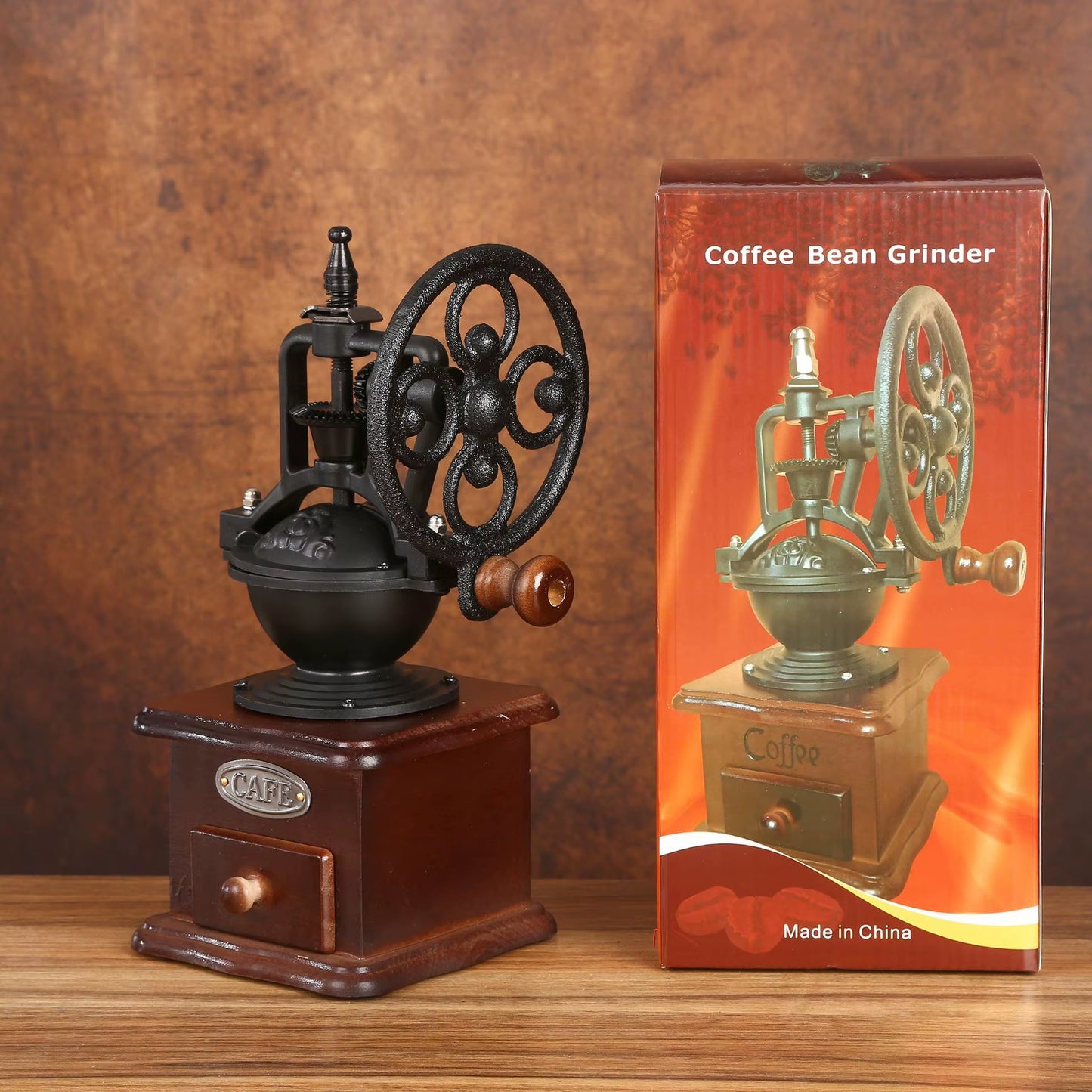 Coffee Wheel of Fortune: The Big Spin Manual Bean Crusher!