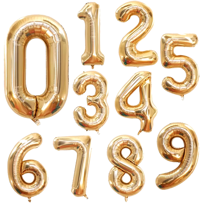 40 Inch Gigantic Helium Numbers: Because Your Age Deserves a Balloon Party Too!