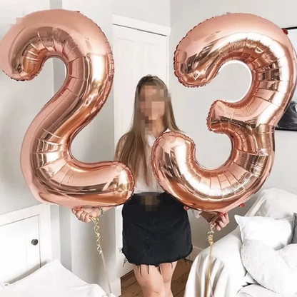 40 Inch Gigantic Helium Numbers: Because Your Age Deserves a Balloon Party Too!