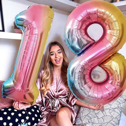 40 Inch Gigantic Helium Numbers: Because Your Age Deserves a Balloon Party Too!
