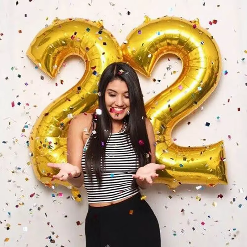 40 Inch Gigantic Helium Numbers: Because Your Age Deserves a Balloon Party Too!