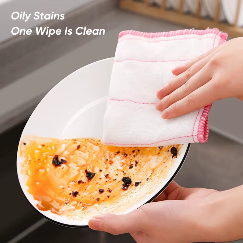 The Super Absorbent Oil Ninja: 8-Layered Microfiber Kitchen Towel That Laughs in the Face of Grease!