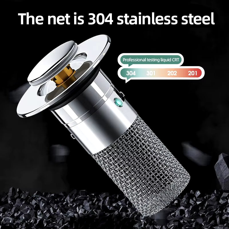 1PCS Sink Sneeze Guard: The Stainless Steel Plug That Bounces Back and Keeps Your Stink in Check!