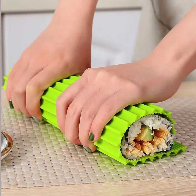 Sushi Rollin’ with Style: The Bamboo Bling Silicone Mat - Because Who Needs a Sushi Chef When You’ve Got a Portable Rollin’ Party?