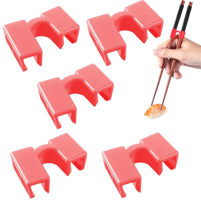 5 PCS "Chopstick Sidekicks" - Your New Best Buds for Mastering the Art of Noodle-Nabbing!