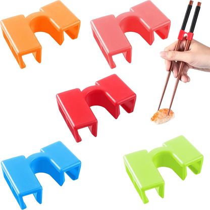 5 PCS "Chopstick Sidekicks" - Your New Best Buds for Mastering the Art of Noodle-Nabbing!