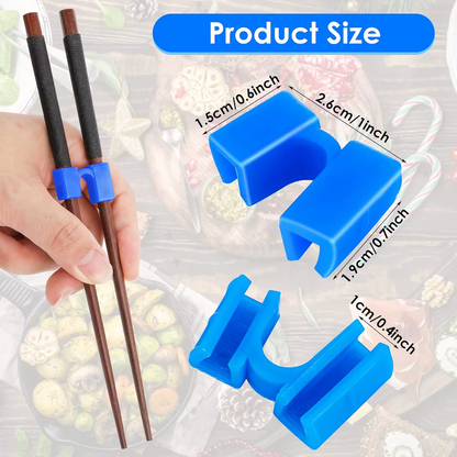 5 PCS "Chopstick Sidekicks" - Your New Best Buds for Mastering the Art of Noodle-Nabbing!
