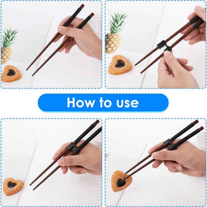 5 PCS "Chopstick Sidekicks" - Your New Best Buds for Mastering the Art of Noodle-Nabbing!