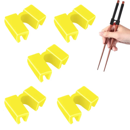 5 PCS "Chopstick Sidekicks" - Your New Best Buds for Mastering the Art of Noodle-Nabbing!