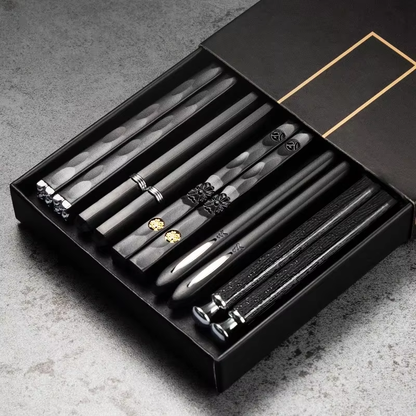 5 Pairs of Ninja-Approved, Sushi-Slaying, Slip-Free Chopsticks for Your Home, Hotel, or Hungry Hippo!