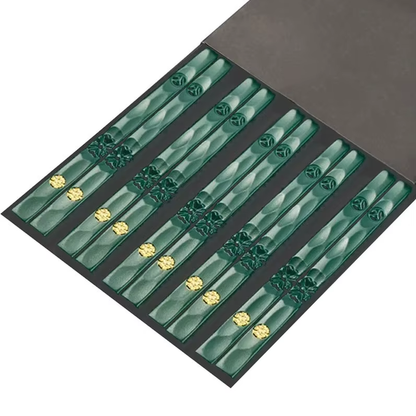 5 Pairs of Ninja-Approved, Sushi-Slaying, Slip-Free Chopsticks for Your Home, Hotel, or Hungry Hippo!