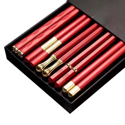 5 Pairs of Ninja-Approved, Sushi-Slaying, Slip-Free Chopsticks for Your Home, Hotel, or Hungry Hippo!