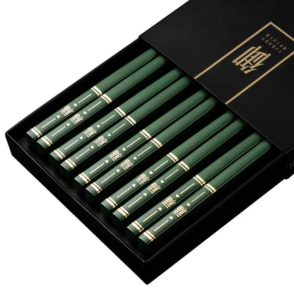 5 Pairs of Ninja-Approved, Sushi-Slaying, Slip-Free Chopsticks for Your Home, Hotel, or Hungry Hippo!