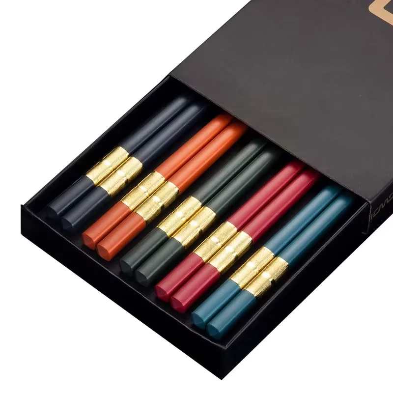 5 Pairs of Ninja-Approved, Sushi-Slaying, Slip-Free Chopsticks for Your Home, Hotel, or Hungry Hippo!
