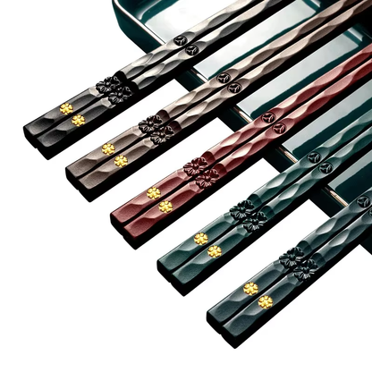5 Pairs of Ninja-Approved, Sushi-Slaying, Slip-Free Chopsticks for Your Home, Hotel, or Hungry Hippo!