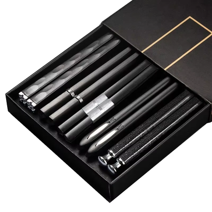 5 Pairs of Ninja-Approved, Sushi-Slaying, Slip-Free Chopsticks for Your Home, Hotel, or Hungry Hippo!
