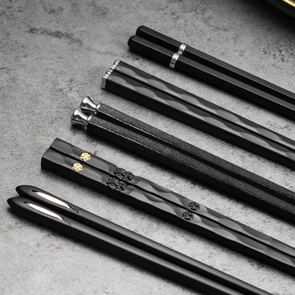 5 Pairs of Ninja-Approved, Sushi-Slaying, Slip-Free Chopsticks for Your Home, Hotel, or Hungry Hippo!