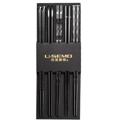 5 Pairs of Ninja-Approved, Sushi-Slaying, Slip-Free Chopsticks for Your Home, Hotel, or Hungry Hippo!