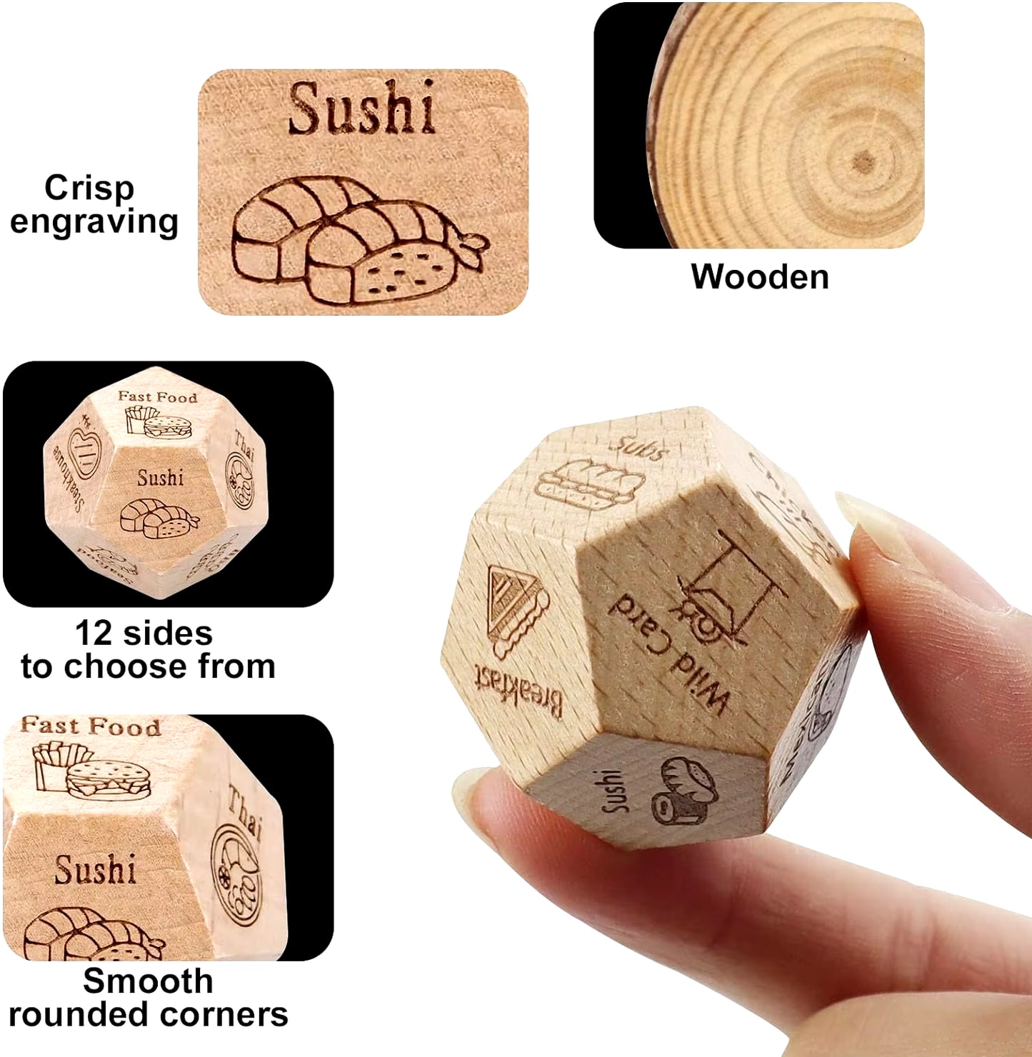 Roll the Love: Decision Dice for Couples Who Can't Decide What to Eat or Watch on Date Night! Perfect for Christmas, Birthdays, and "I Swear I Love You" Days!
