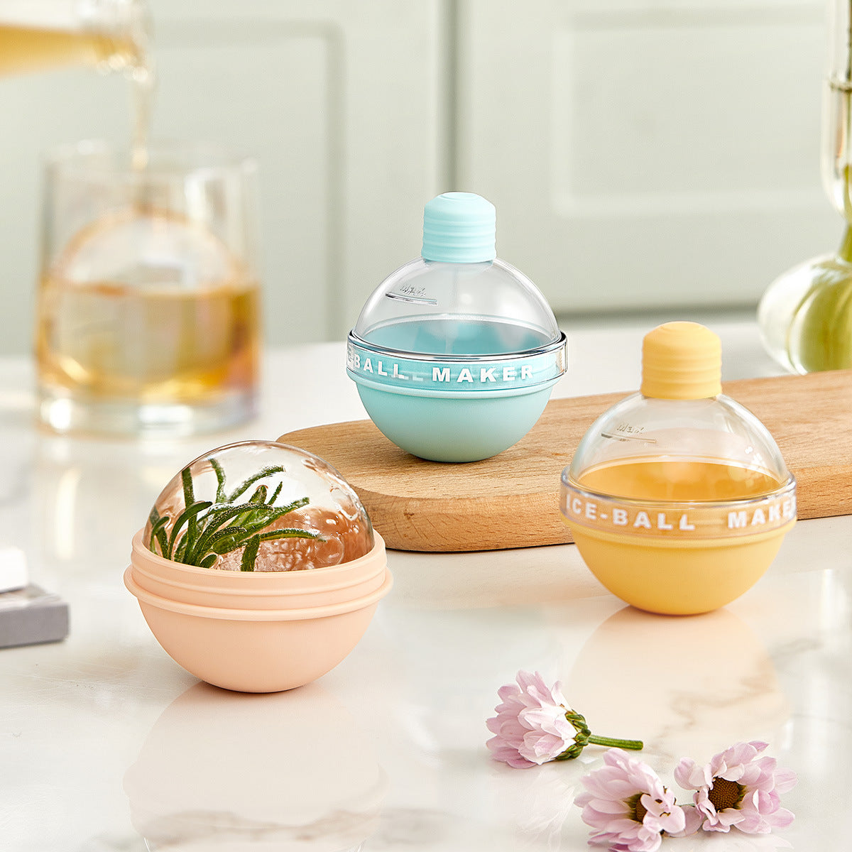 Chill Your Spirits: The Ice Ball Maker for Fancy Drinks and Epic Parties!