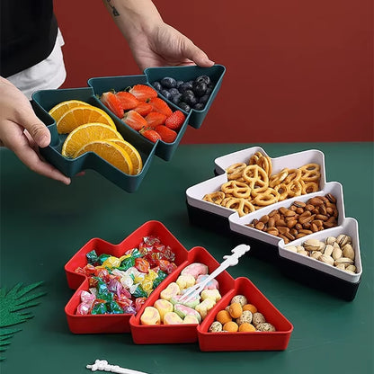 20PCS Jingle Bell Fruit Fiesta Platters: Where Dried Fruits and Candy Meet for a Snack-tacular Holiday Bash!