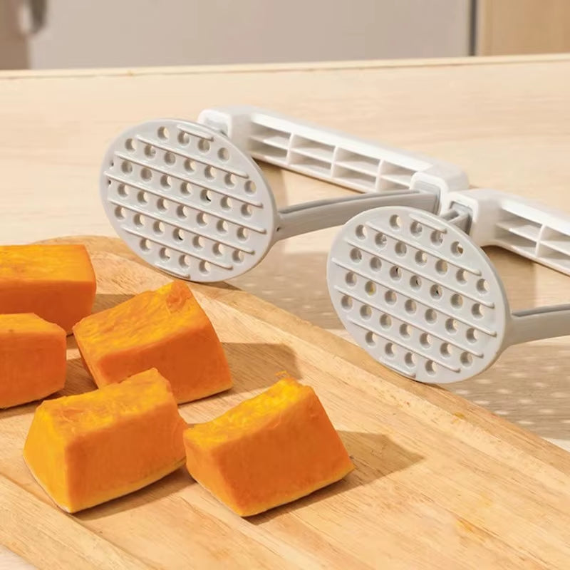 The Spud Smasher 3000: Tater Tamer with a Grip That Won't Slip and a Side of Juice!