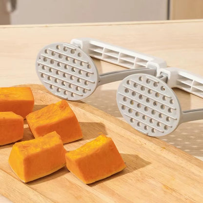 The Spud Smasher 3000: Tater Tamer with a Grip That Won't Slip and a Side of Juice!