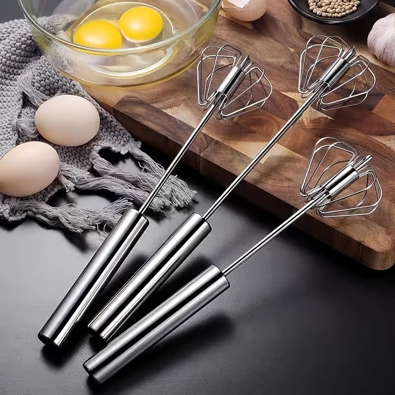 Whisk It Real Good: The Stainless Steel Egginator 3000 - Your Kitchen's Secret Weapon for Eggcellent Mixing Mayhem!