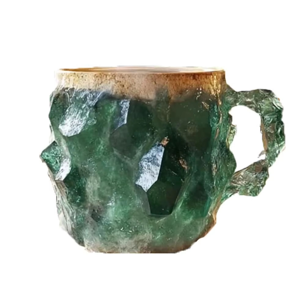 Rock Your Coffee: The Fancy Cup That Thinks It's a Gem!