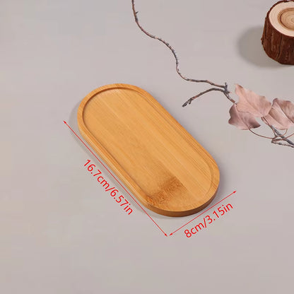 1PCS Fancy Wooden Disc of Delight: The Ultimate Snack Saucers for Your Dried Fruit Fiesta!
