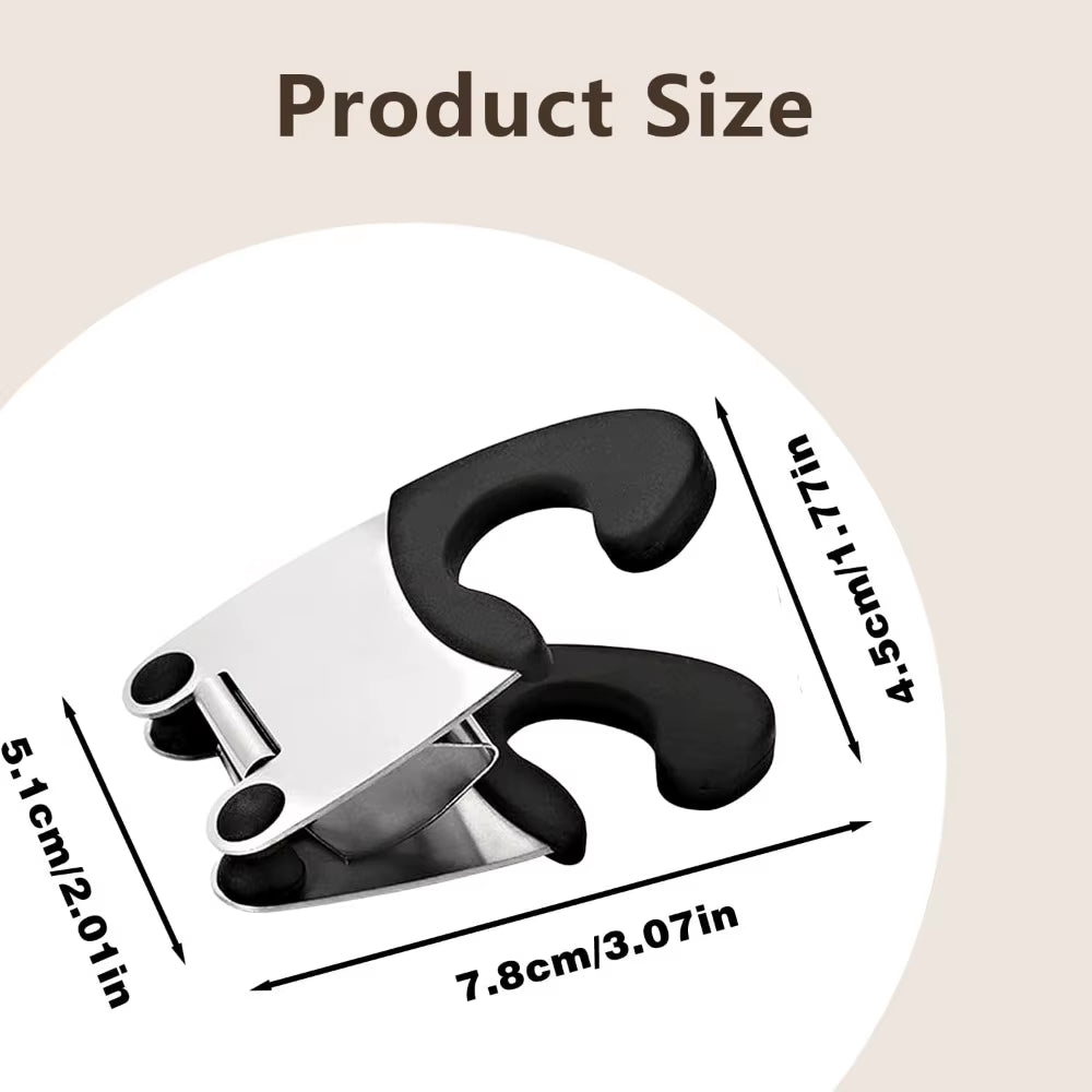 One Silly Steel Clip: The Ultimate Kitchen Sidekick for Your Spoon, Spatula, and Fork - Because No One Likes a Scalded Hand!