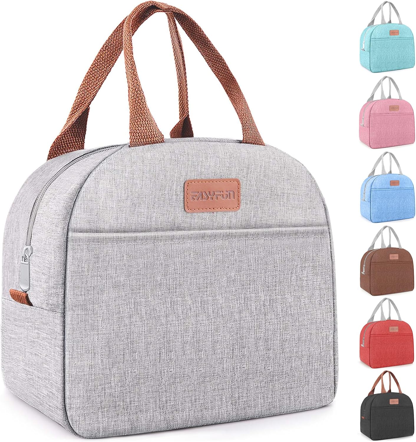The "I Can't Believe It's Not a Magic Bag" - Portable Food Party Pouch for Grown-Ups: Keep Your Leftovers Cool and Your Secrets Hot (Grey)