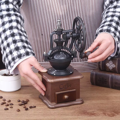 Coffee Wheel of Fortune: The Big Spin Manual Bean Crusher!